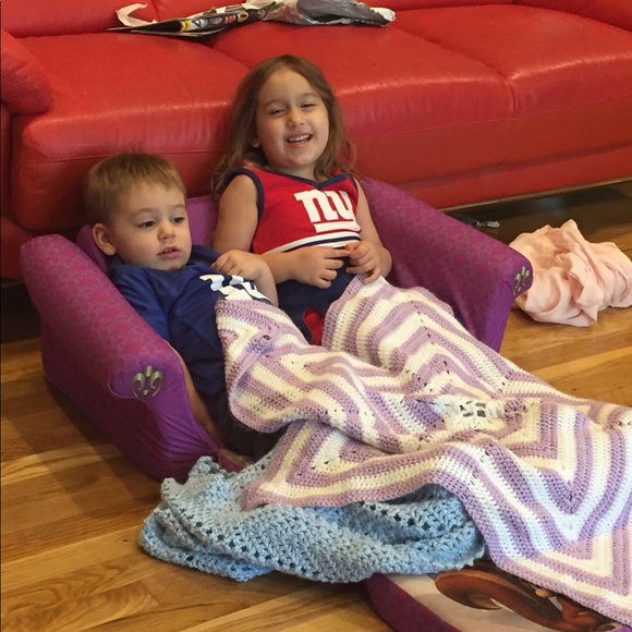 Star-Shaped Baby Afghan. Handmade with Love!!! - Picture 4 of 4